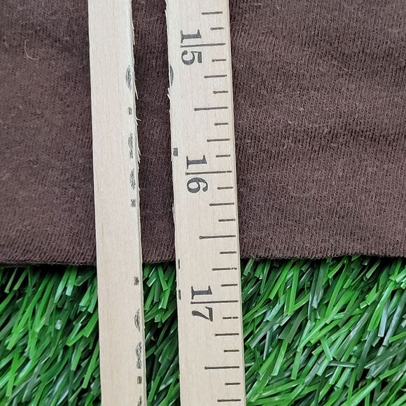 Jimi-Hendrix Crop-Top Shirt Womens Medium 18x17 Brown - Picture 12 of 12